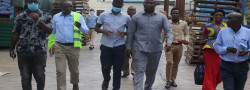 Naibu Waziri wa Nchi Ofisi ya Makamu wa Rais – Muungano na Mazingira  Mhe. Mussa Ramadhani Sima akiwa katika ziara yake kiwanda cha Keds-Kibaha