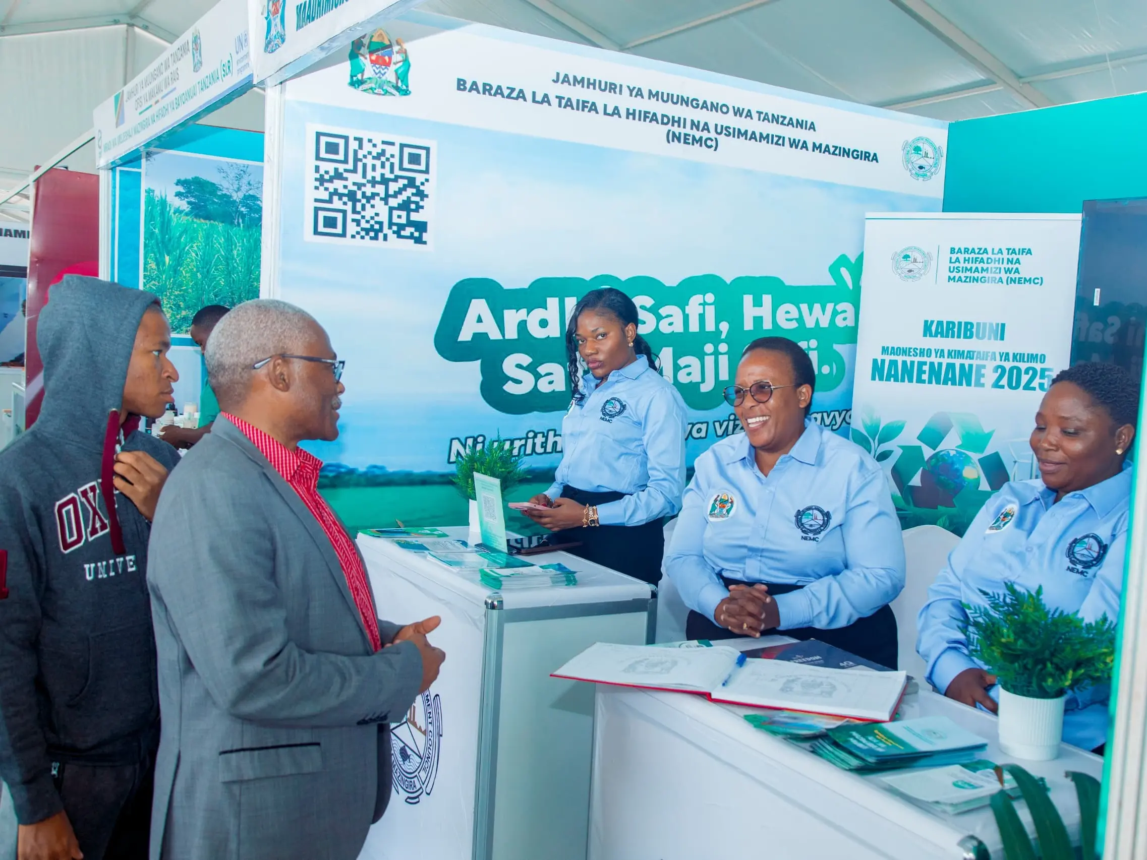 PROFESA MSOFE AZURU BANDA LA NEMC MAONESHO YA NANENANE- DODOMA